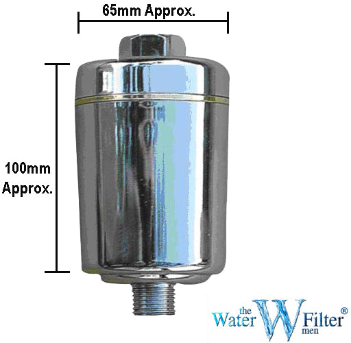 Filtro acqua in linea per docce Cromo - Filtri per l'acqua