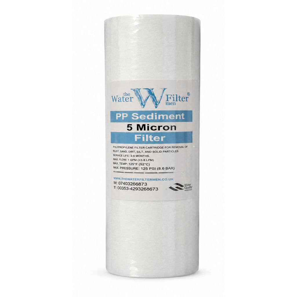 10” Jumbo PP Spun Sediment Water Filter (1, 5 & 10 Micron)