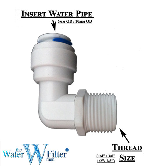 Rigid Elbow Quickfit Pushfit - Water Filter Men