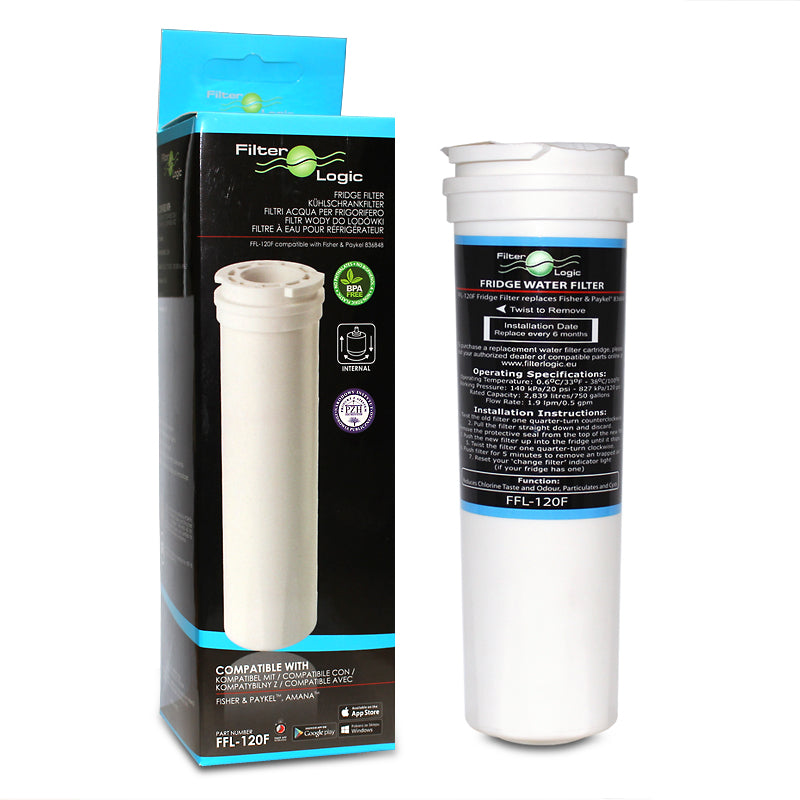 FFL-120F FilterLogic Compatible Fisher & Paykel 836848 and 836860 - Water Filter Men