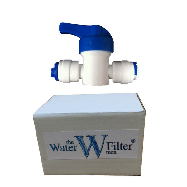 Inline Tap Shut Off Valve Quickfit Pushfit - Water Filter Men